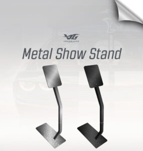 car show board 3 piece metal stand