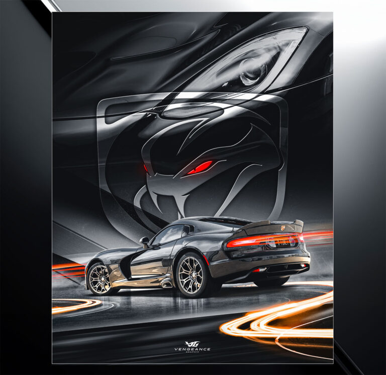 Automotive art | Car Display | Car Sign | Auto Show | Vengeance Graphix