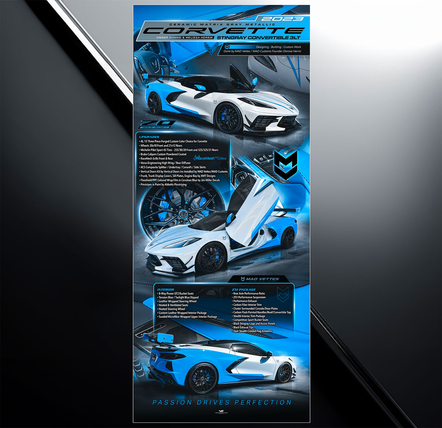 Retractable show display | Car Show Boards | Car Display | Car Sign | Auto Show | Vengeance Graphix