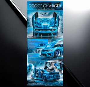 Retractable show display | Car Show Boards | Car Display | Car Sign | Auto Show | Vengeance Graphix
