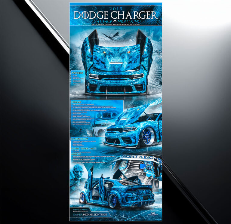 Retractable show display | Car Show Boards | Car Display | Car Sign | Auto Show | Vengeance Graphix