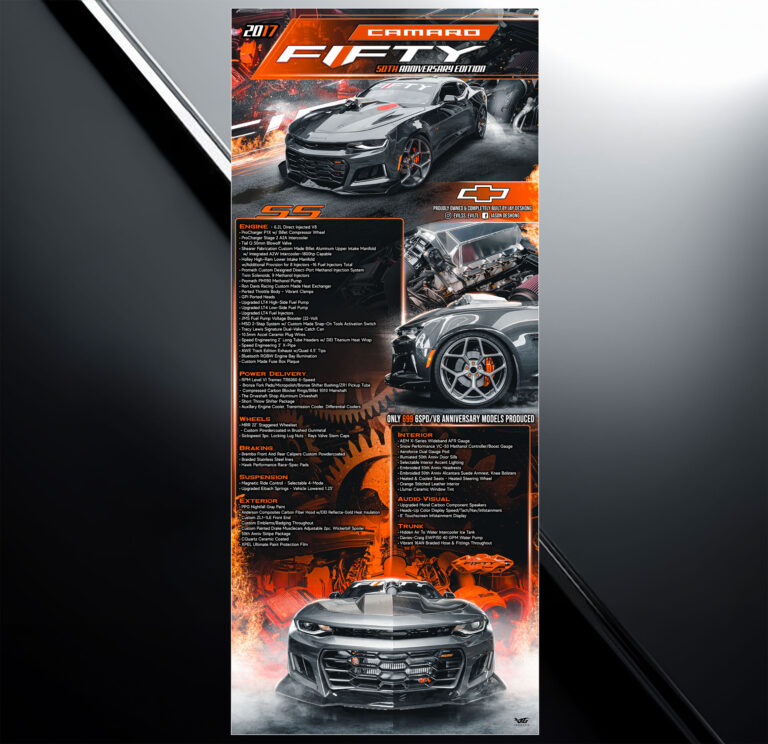Retractable show display | Car Show Boards | Car Display | Car Sign | Auto Show | Vengeance Graphix