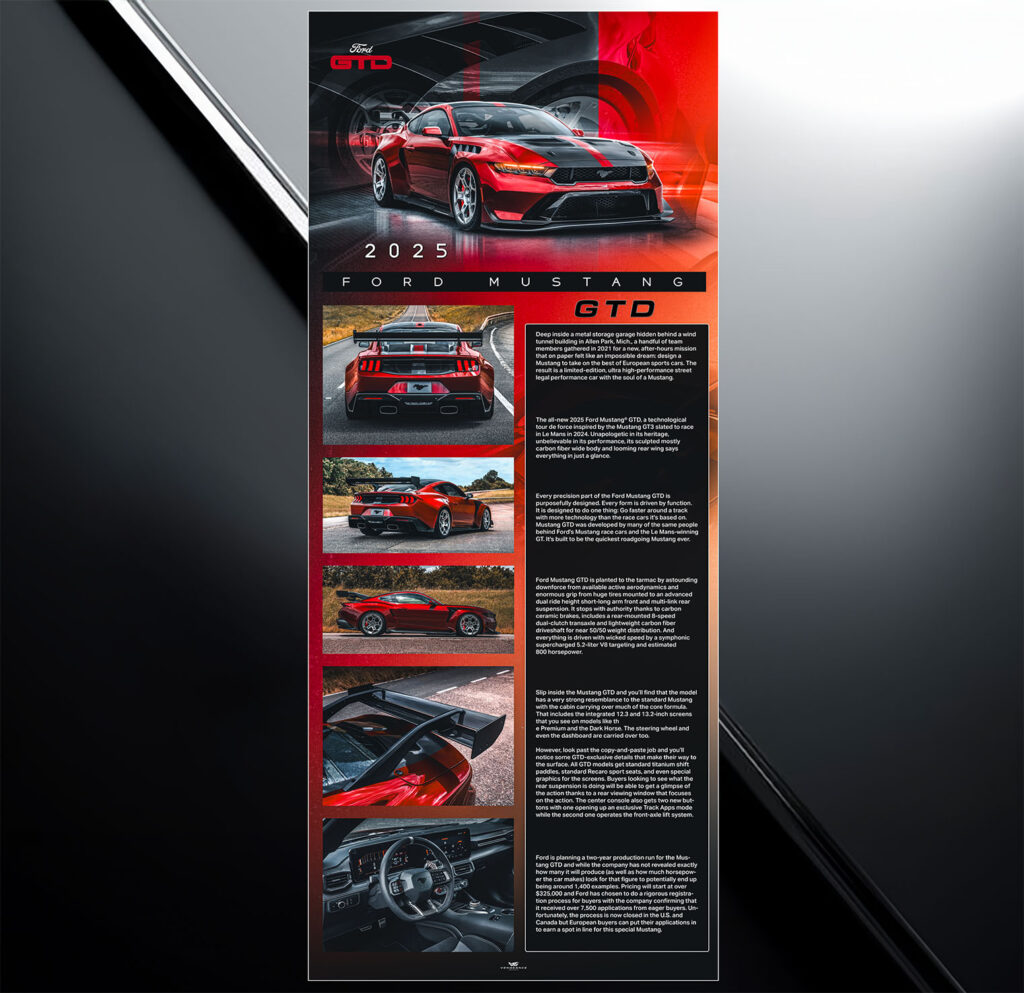 Retractable show display | Showroom | Car Show Boards | Car Display | Car Sign | Auto Show | Vengeance Graphix