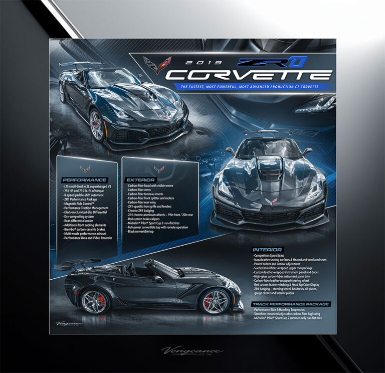 2019 Corvette Zr1 Retractable Car Show Display